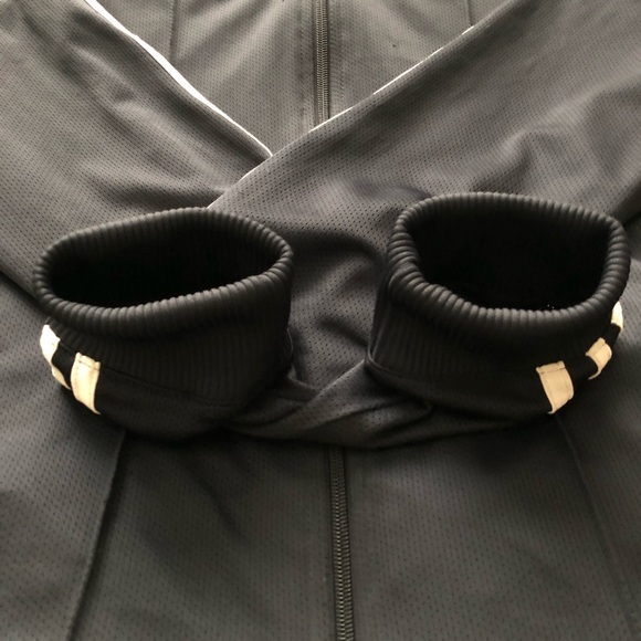 ADIDAS- NAVY BLUE TRACK JACKET - Picture 5 of 8